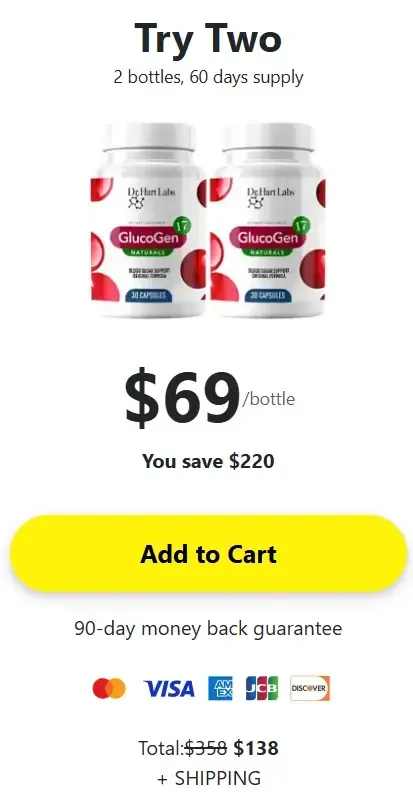 GlucoGen17 2 bottle price