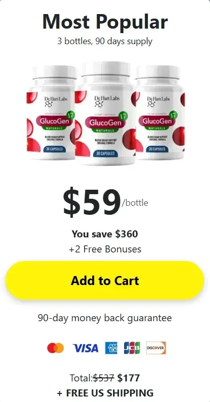 GlucoGen17 price 3 bottle